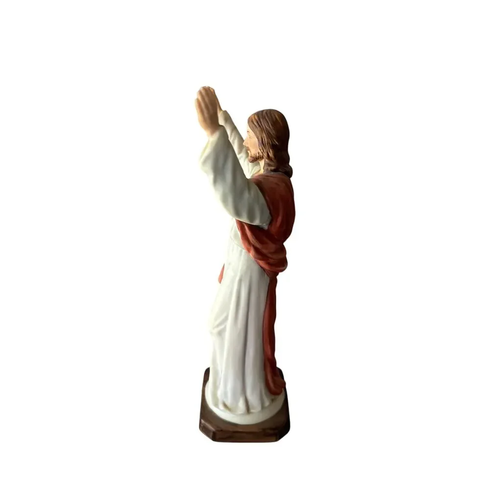 Vintage 1981 Roman Inc Jesus Christ 10” Figurine Statue Taiwan Christian